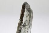 Quartz Crystals On Sparkling Bladed Hematite - Lechang Mine #225997-2